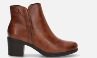 Botines Marrones Tacón
