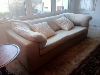 Sofá de 3 plazas beige oscuro