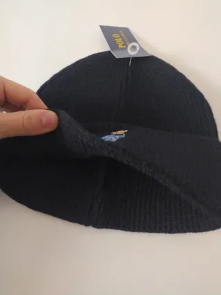 Gorro Polo Ralph Lauren Negro Oso