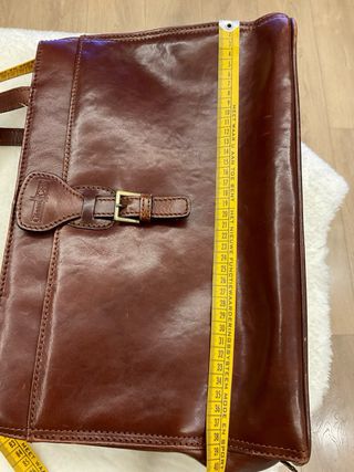 Borsa in pelle marrone GIANNI CONTI Vintage