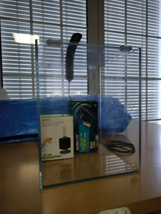 Nano acuario beta de cristal