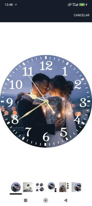 Orologio da parete personalizzato con foto