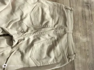 Pantaloni donna beige