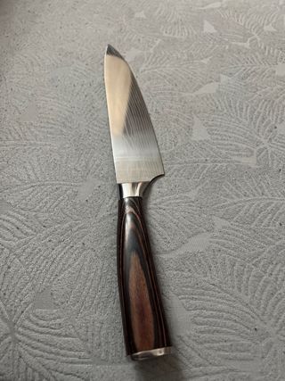 Set 2 Cuchillos Cocina Madera y Metal