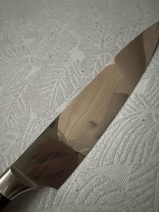 Set 2 Cuchillos Cocina Madera y Metal