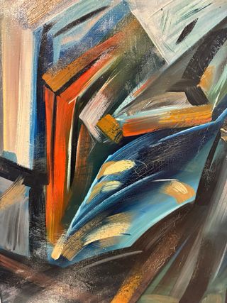 Cuadro abstracto moderno