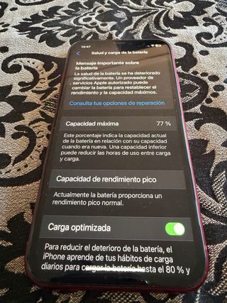 iPhone XR Rojo