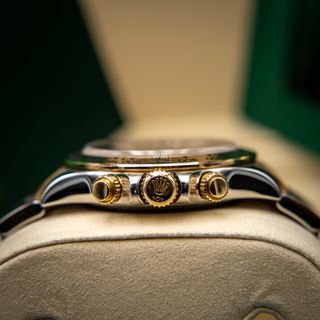 Rolex Daytona Acero/Oro Negro Diamantes