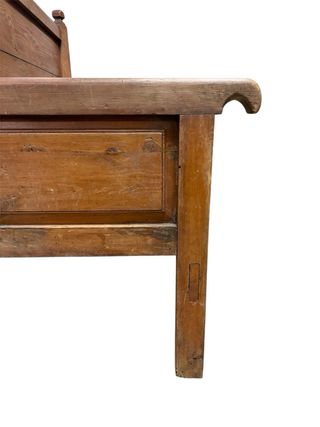Banco rústico francés Circa 1.850.