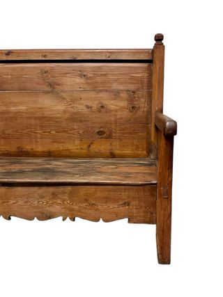 Banco rústico francés Circa 1.850.