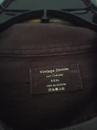Camisa Vintage Denim Marrón