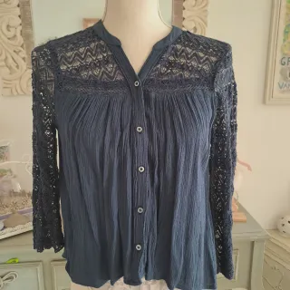 Blusa Hollister Blu
