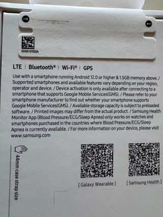 Samsung Galaxy Watch 8 Negro LTE 44. Precintado.