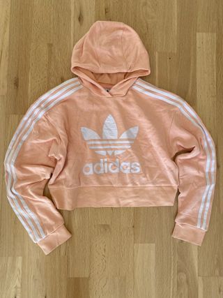 Sudadera Adidas Rosa y Blanca
