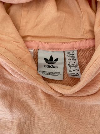 Sudadera Adidas Rosa y Blanca