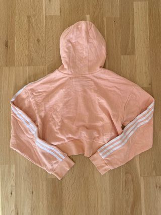 Sudadera Adidas Rosa y Blanca