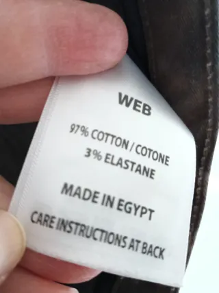Pantalone uomo marrone