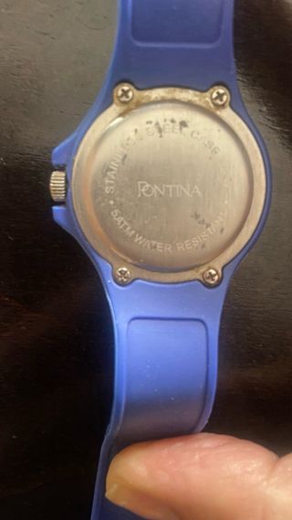 Reloj Rontina niña azul y morado