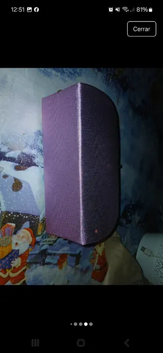 Bolso de mano HERBOSA rosa y dorado