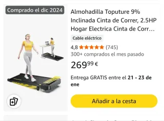 Cinta de correr Toputure