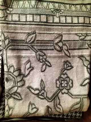 Alfombra salón beige y gris