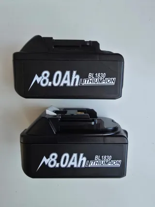 2X Batterie Compatibili Makita 18V 8Ah Nuove