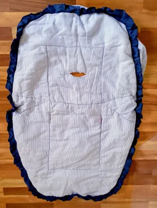 Saco para silla de bebé azul