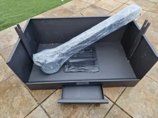 Barbacoa portátil metal (sin parrilla)