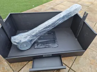 Barbacoa portátil metal (sin parrilla)