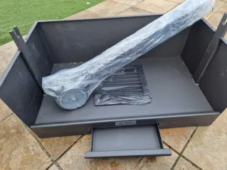 Barbacoa portátil metal (sin parrilla)