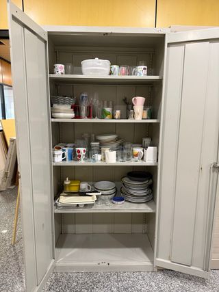 Armario Metálico Alto Gris