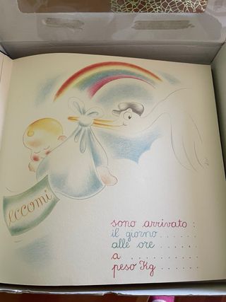 Album foto nascita unisex - Azur