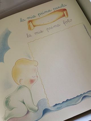 Album foto nascita unisex - Azur