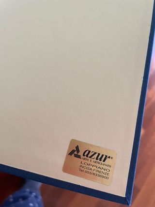 Album foto nascita unisex - Azur