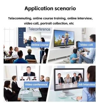 Webcam HD USB con Micrófono y Trípode