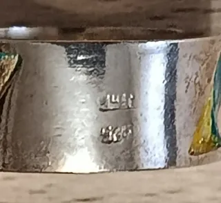 Sortija Plata Esmaltada FINK ORFEBRES