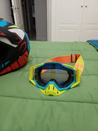 Casco Ciclismo/Patín Eléctrico Gafas