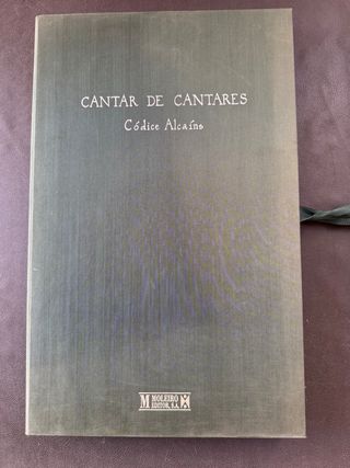 Cantar de Cantares-Bibliófilo Códice Alcains
