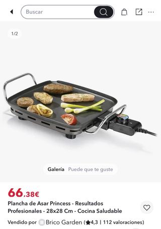 Plancha Eléctrica Princess