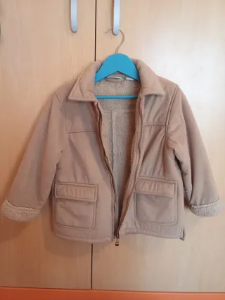 Abrigo ante y borreguito