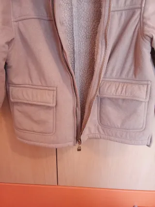 Abrigo ante y borreguito