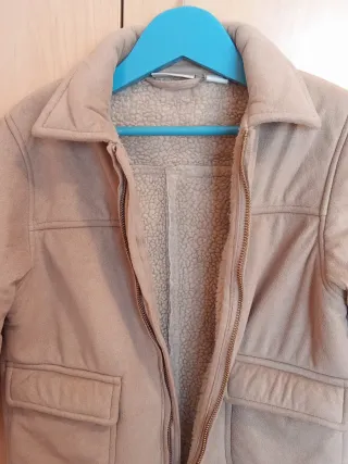 Abrigo ante y borreguito