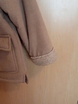 Abrigo ante y borreguito