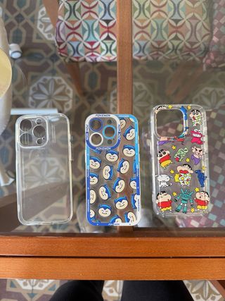 3 Fundas iPhone 15 Pro Nuevas