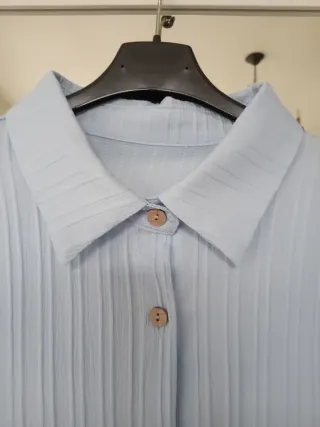 Camicia donna azzurra