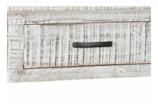 Consola recibidor de madera con 2 cajones.