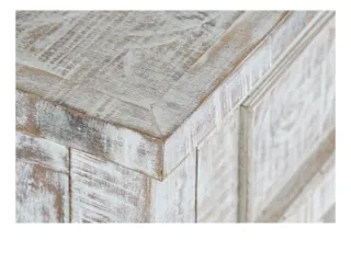 Consola recibidor de madera con 2 cajones.