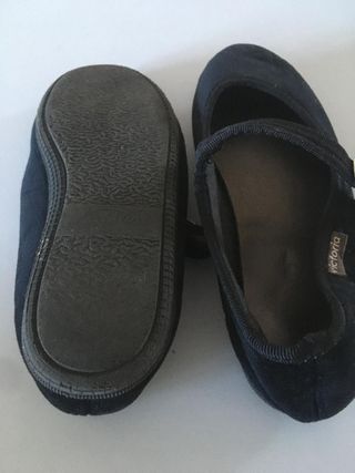 Bailarinas Victoria Terciopelo Infantil T 31