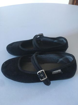 Bailarinas Victoria Terciopelo Infantil T 31