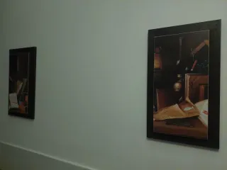 Quadri con cornice in legno